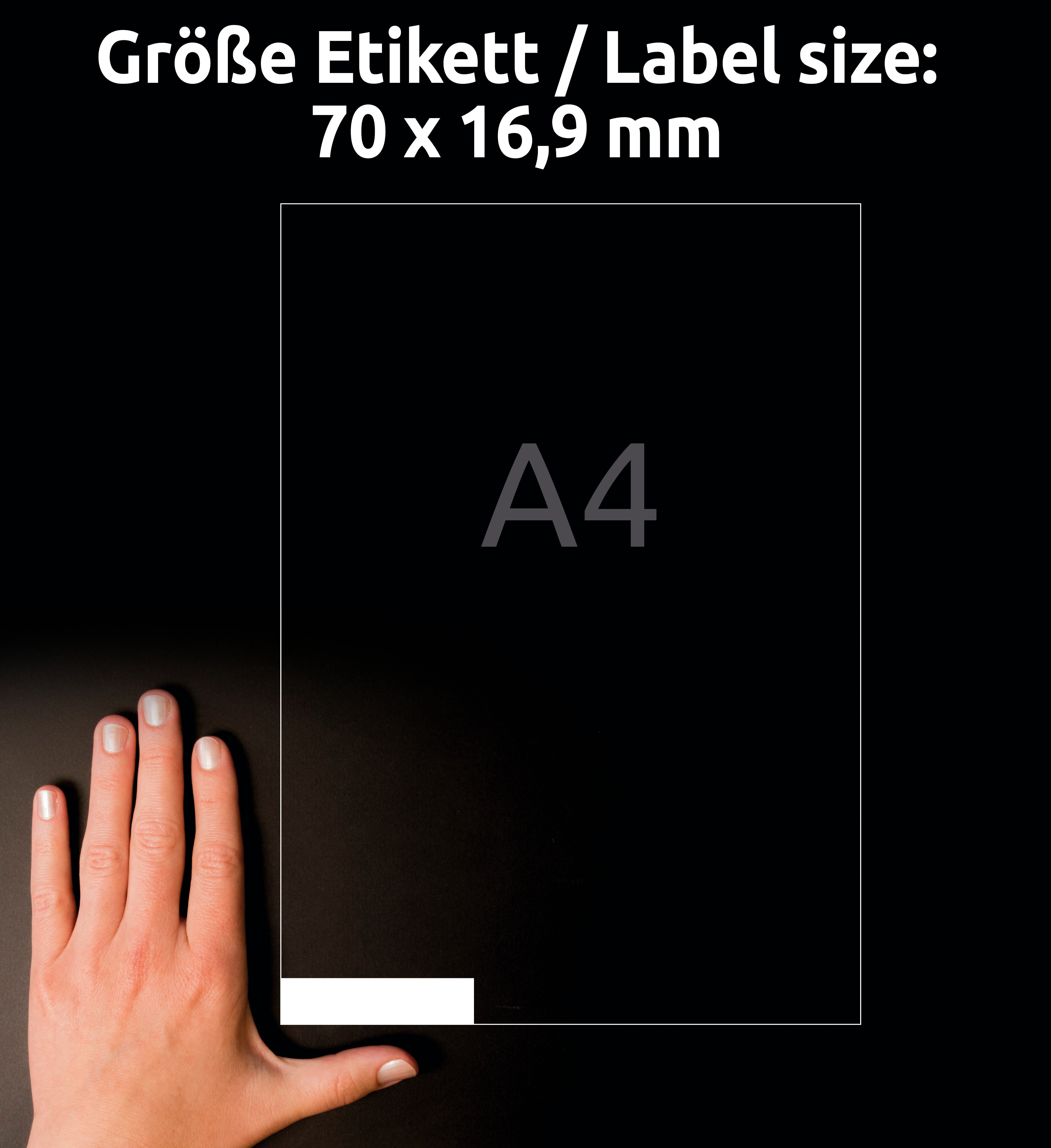 Avery Zweckform Etiketten 70x16.9mm à 100 Pic2