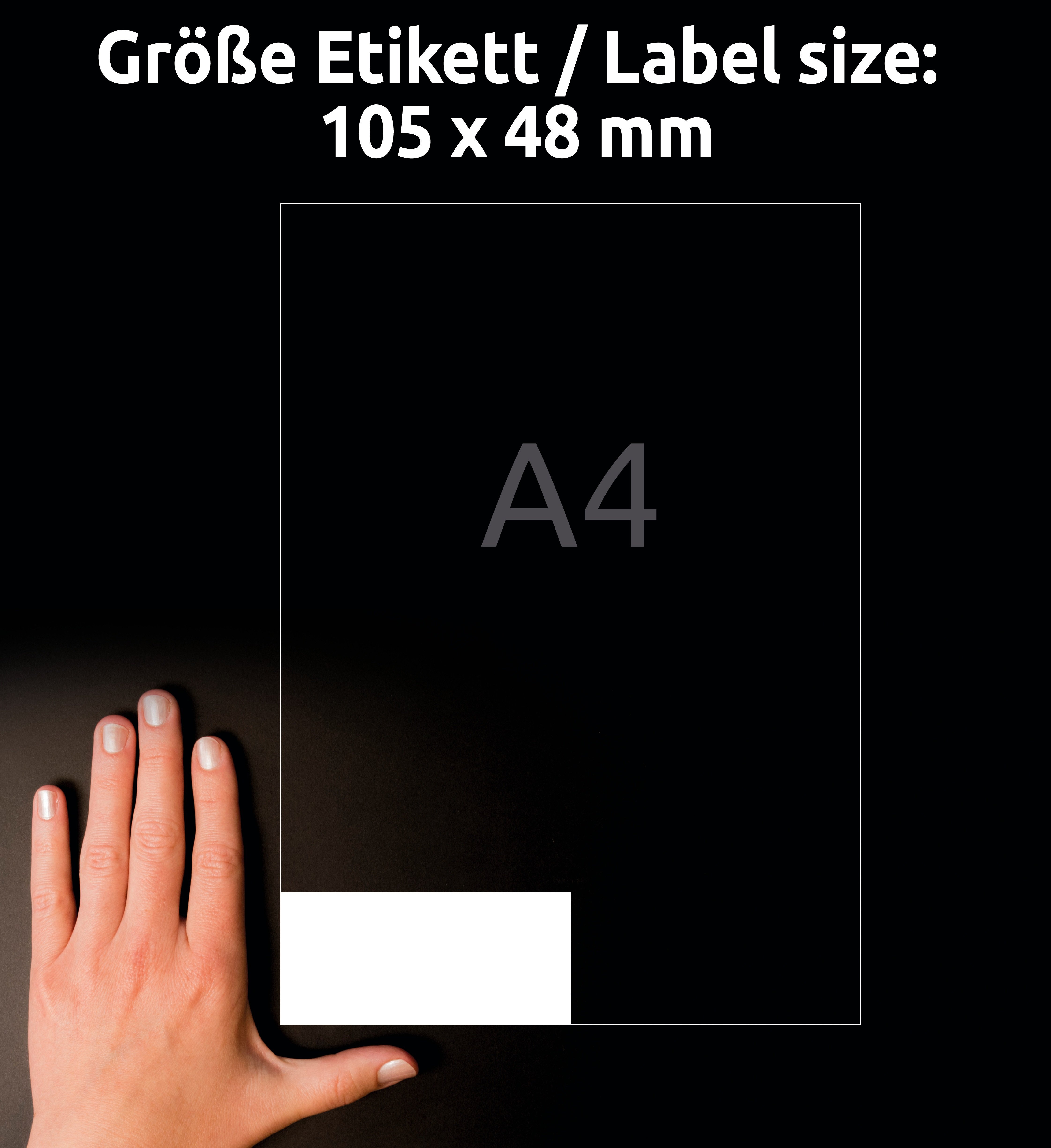 Avery Zweckform Etiketten 105x48mm à 100 Pic2