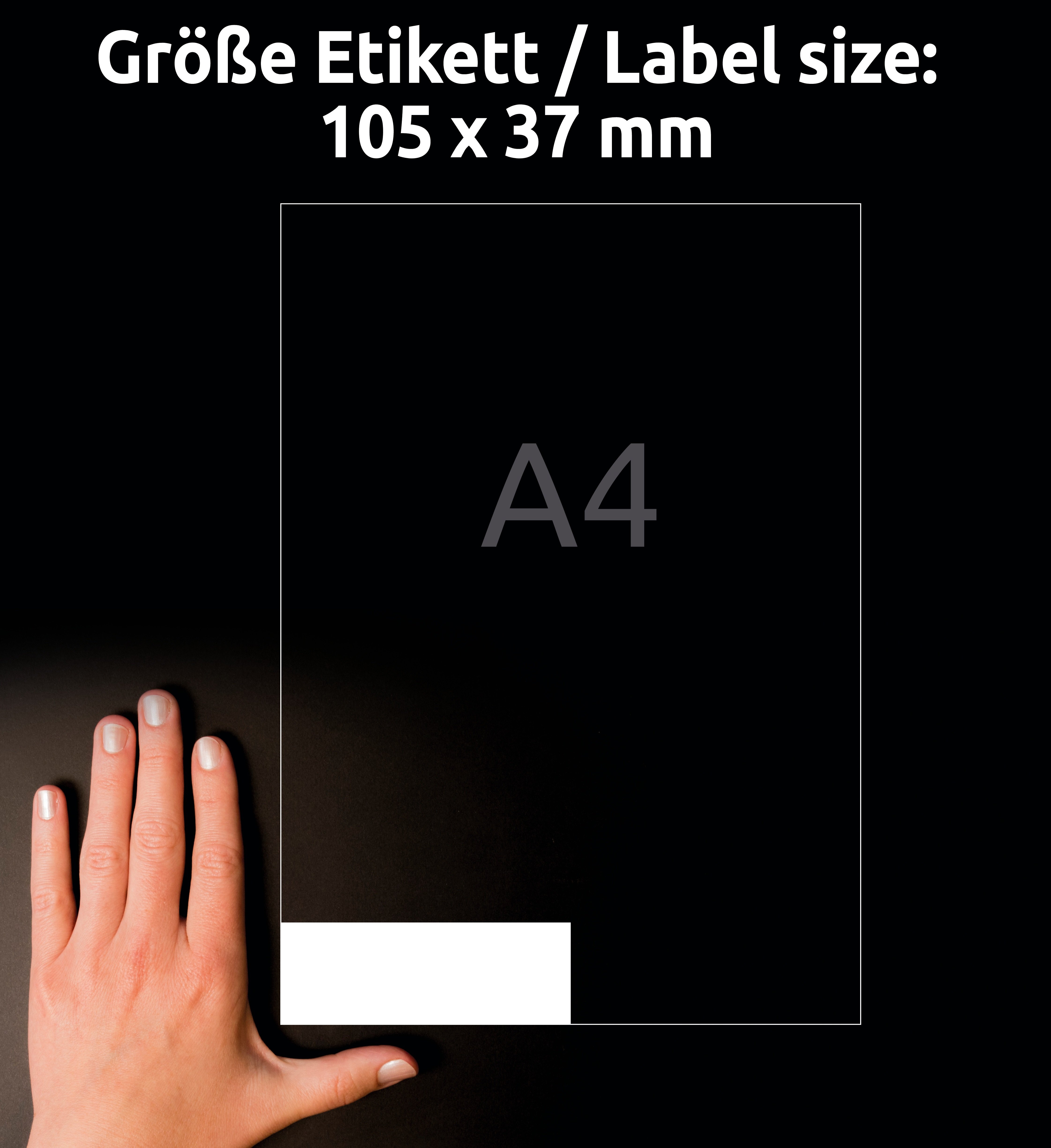 Avery Zweckform Etiketten 105x37mm à 100 Pic2