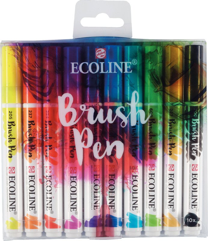 Talens Ecoline Brush Pen Set à 10 Pic1