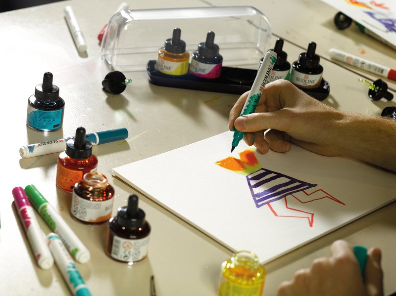Talens Ecoline Brush Pen Set à 10 Pic3