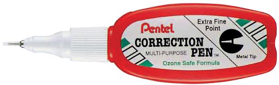 Pentel Correction Pen Extra Fine Point Flacon 4.2ml Pic1