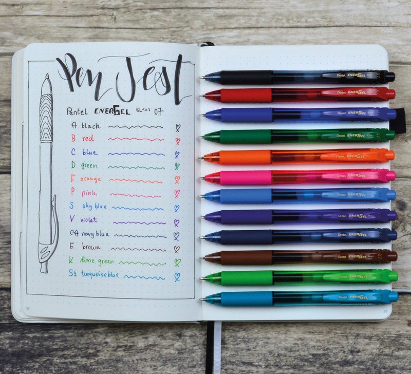 Pentel Gelroller EnerGel X 0.7mm Pic3