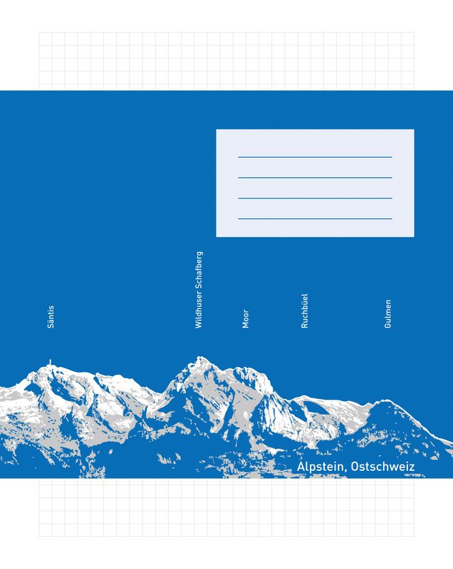 Ingold Heft E5 5mm kariert mit Rand 20 Blatt Pic1