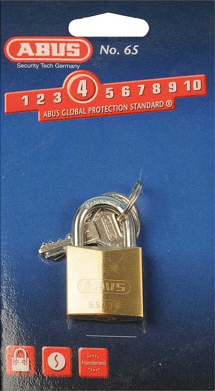 Abus Schloss Messing 30mm Pic1