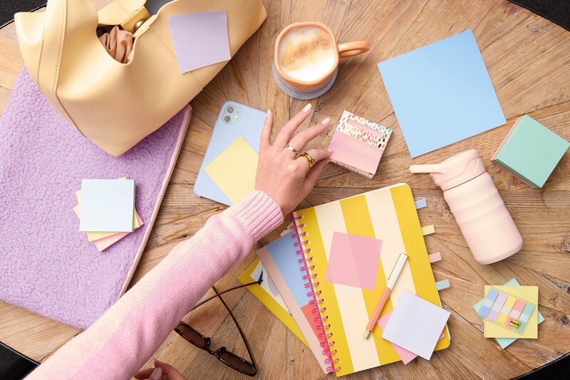 Post-it Haftnotizen Z-Notes Recycling 76x76mm Pic2