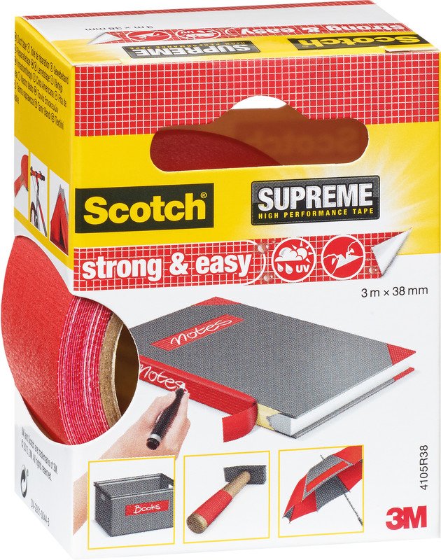 Scotch Gewebeband Supreme strong & easy 38mmx3m Pic1