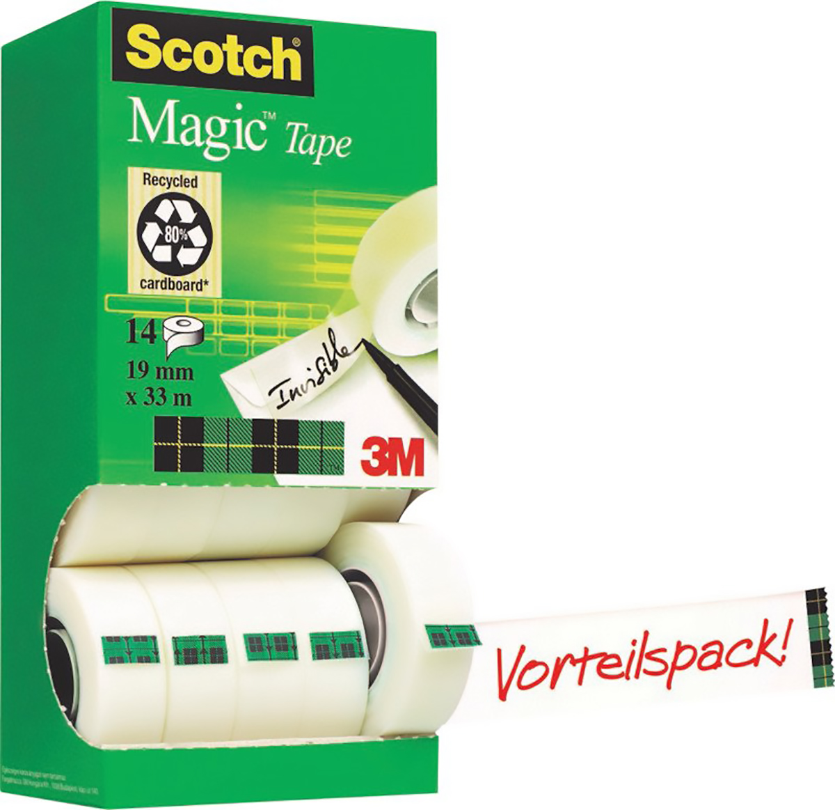 Scotch Magic Tape 810 19mmx33m à 14 Pic1