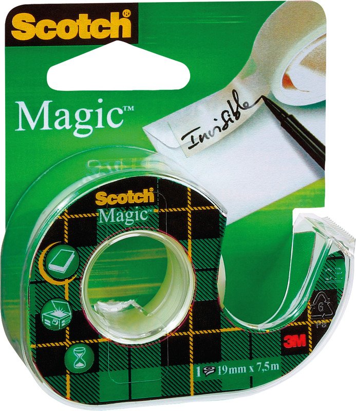 Scotch Magic Tape 810 mit Abroller 19mmx7.5m Pic1