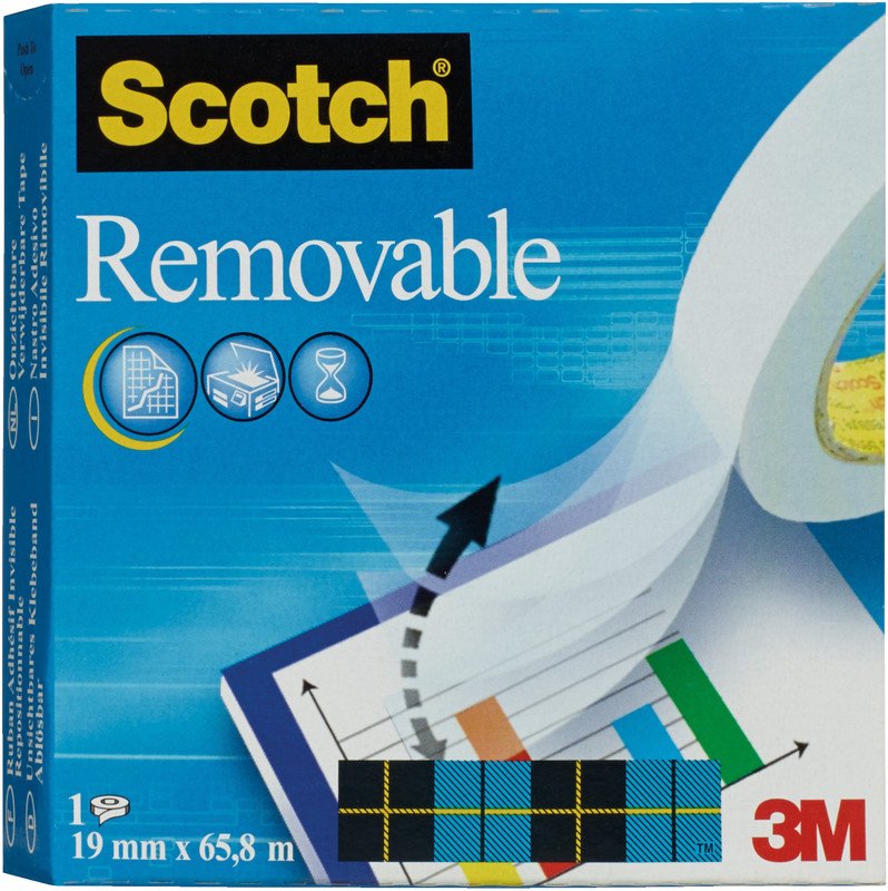 Scotch Removable Tape 811 19mmx66m Pic1