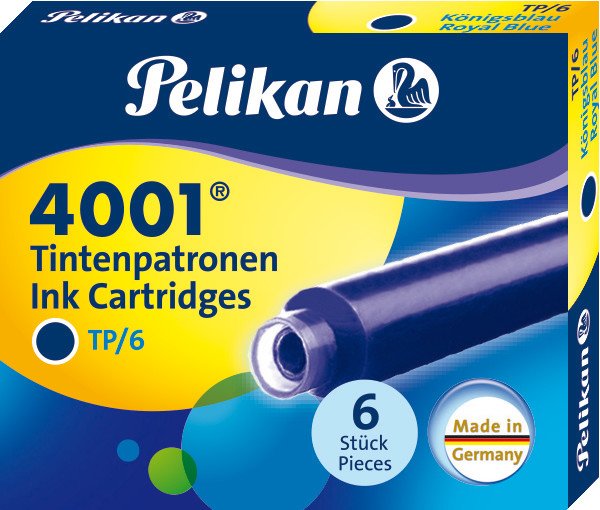 Pelikan Tintenpatronen Standard TP6 à 6 Pic1