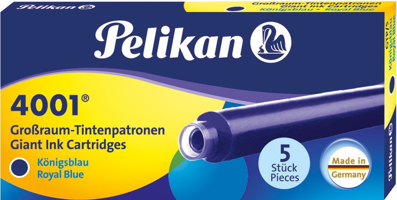 Pelikan Tintenpatronen Grossraum GTP5 à 5 Pic1