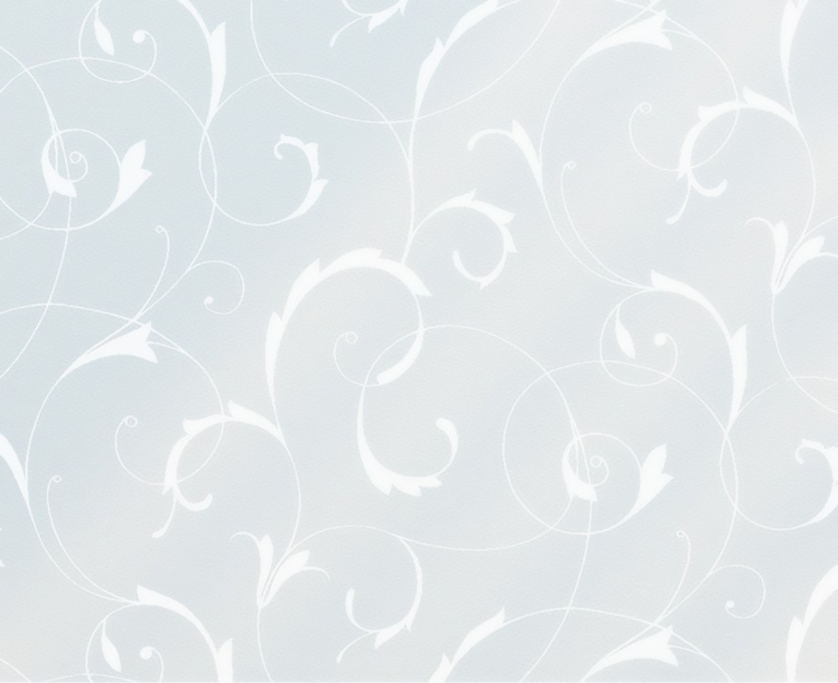 Gekkofix Glasfolie statisch Scroll Flower 45cmx1.5m Pic1