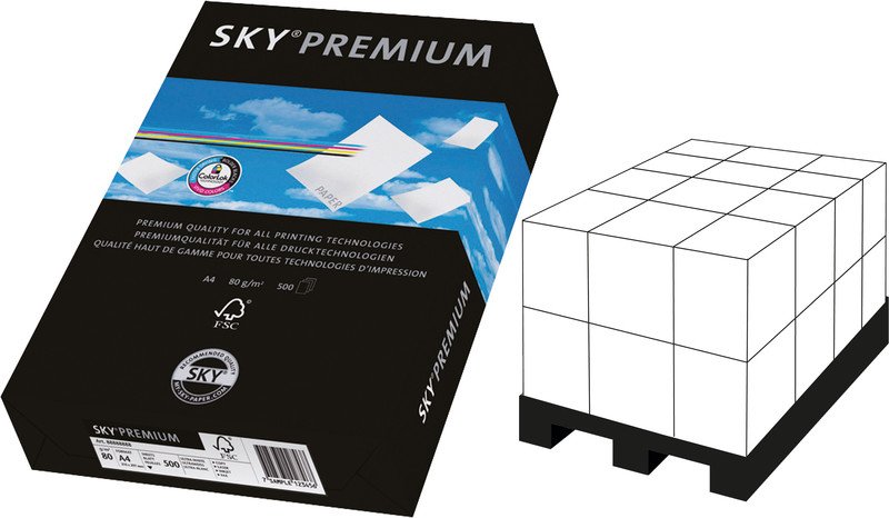 Sky Premium Universalpapier FSC A4 80gr à 500 Pic1