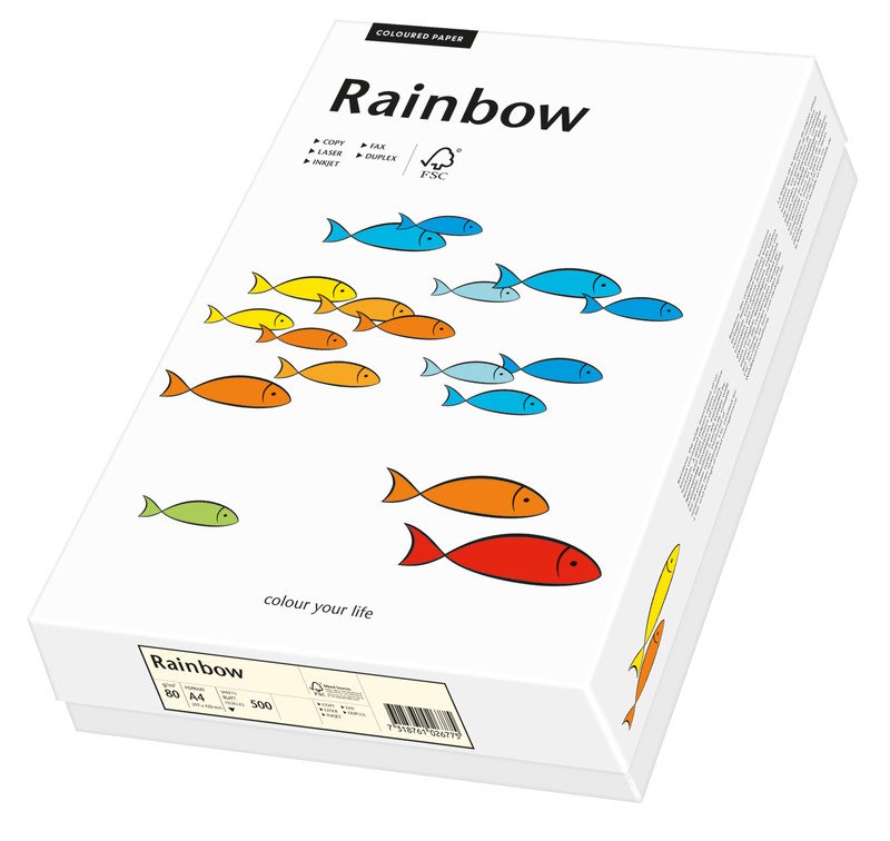 Rainbow A4 80gr chamois clair à 500 Pic1