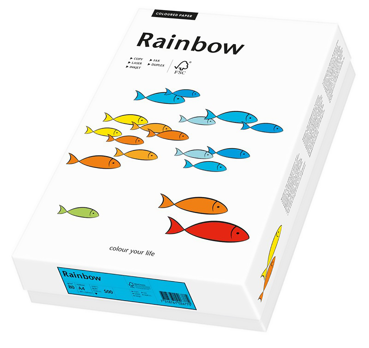 Rainbow A4 120gr bleu à 250 Pic1