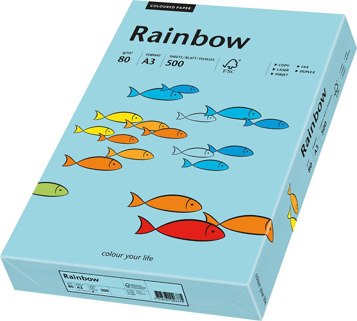 Rainbow A3 120gr mittelblau à 250 Pic1