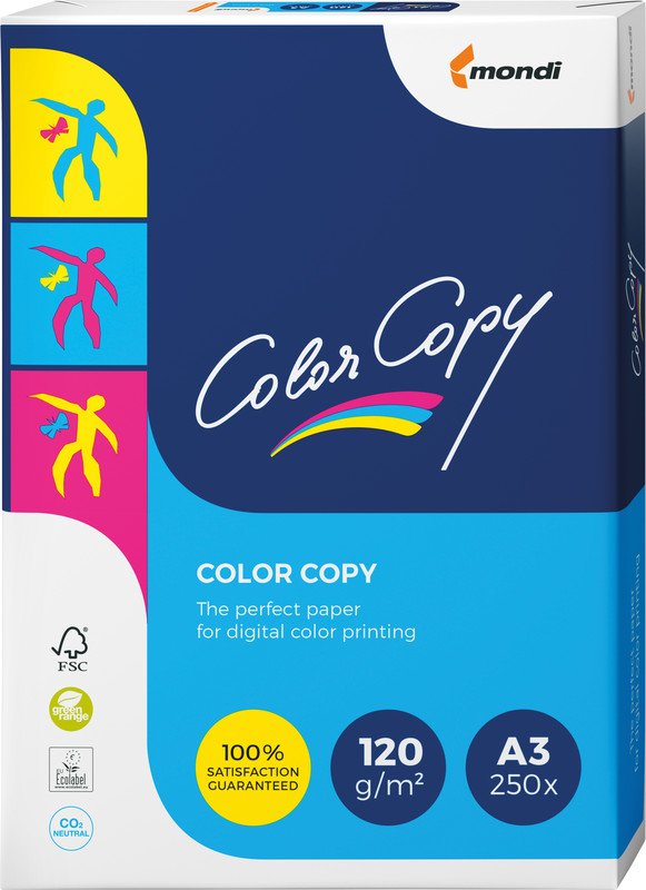 Color Copy Farblaserpapier FSC A3 120gr à 250 Pic2