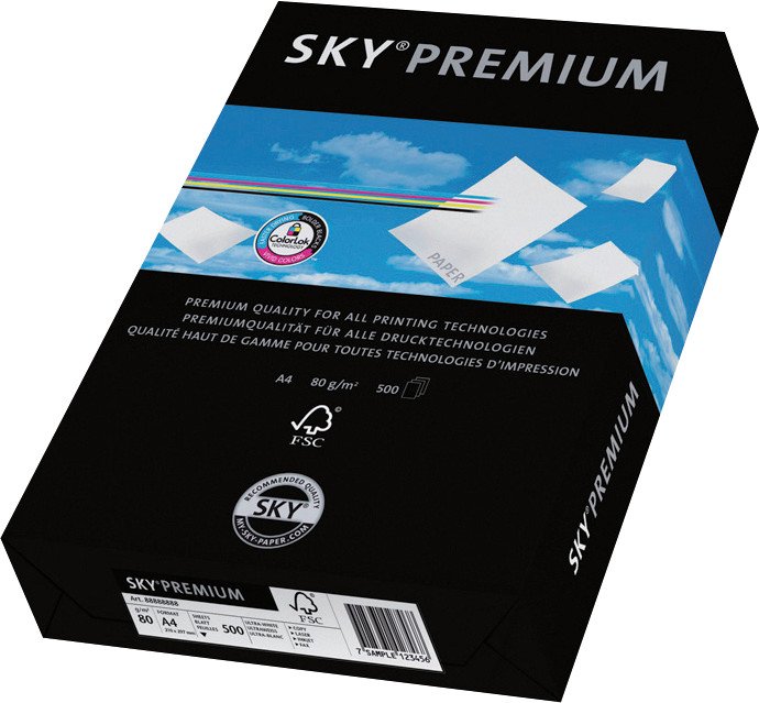 Sky Premium papier universel FSC A4 160gr à 250 Pic1