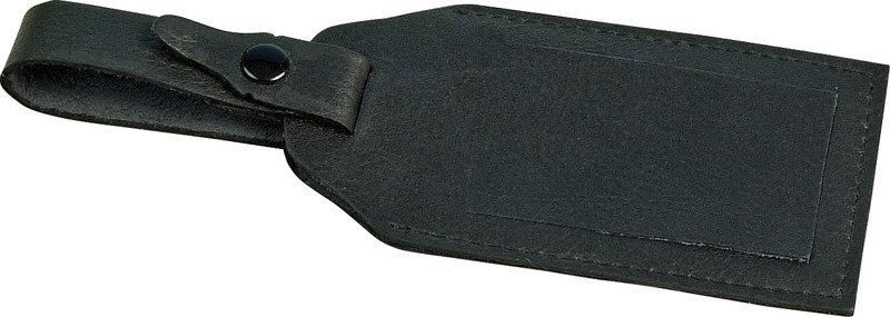 Kofferetikette Leder 9.5x5.5cm Pic1