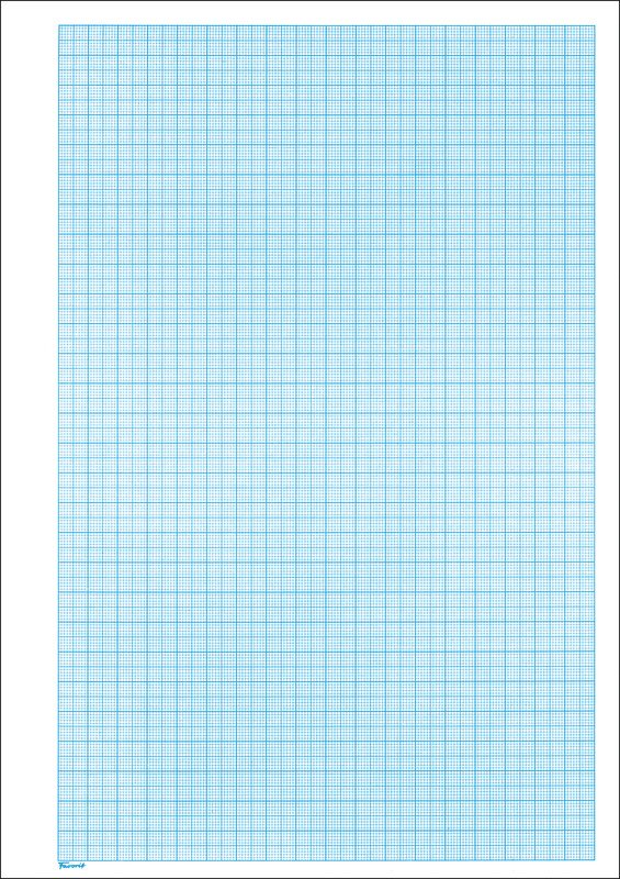 Favorit Millimeterpapier Block A4 80g mit 1mm-Einteilung Pic2