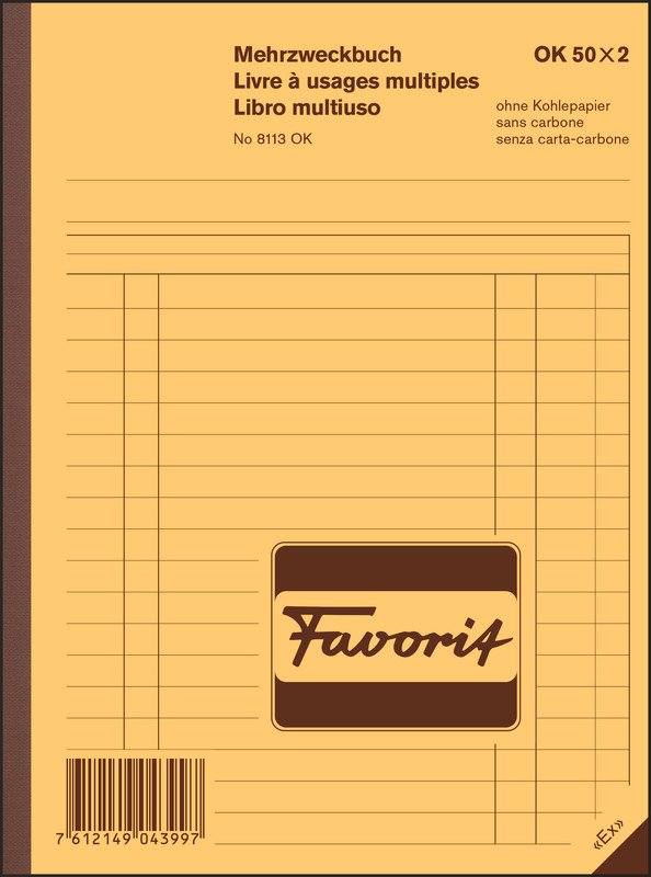Favorit Mehrzweckbücher A5 OK 50x2 Pic1