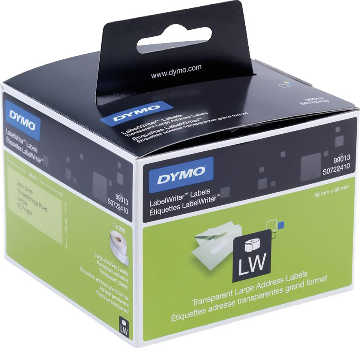 Dymo Adress-Etiketten 89x36mm à 1 x 260 Pic1