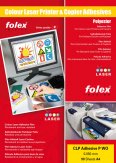 Folex Laser-Folie A4 autocollante à 50