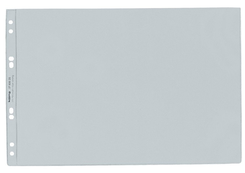 Kolma Zeigetaschen CopyResistant Lisse A4 quer PP 100my à 10 Pic1