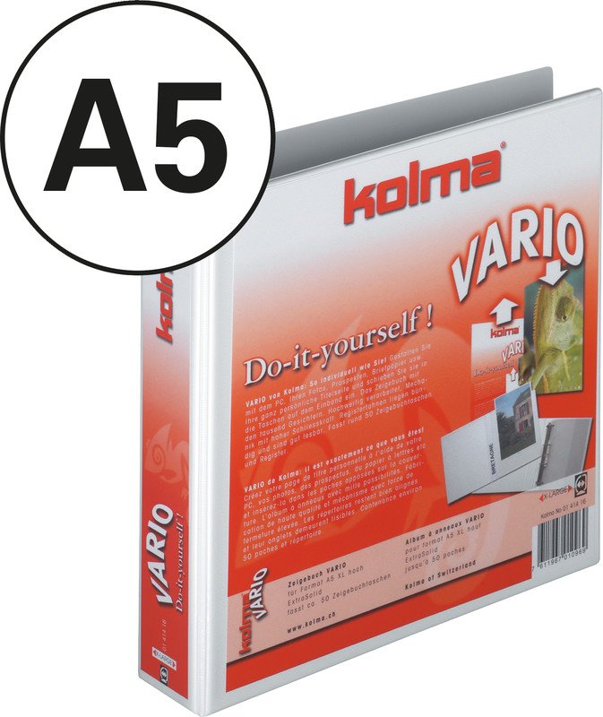 Kolma Zeigebuch Vario universal A5 XL ØRing 30mm Pic1