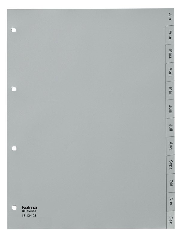 Kolma Register KolmaFlex A4 Januar-Dezember Pic1