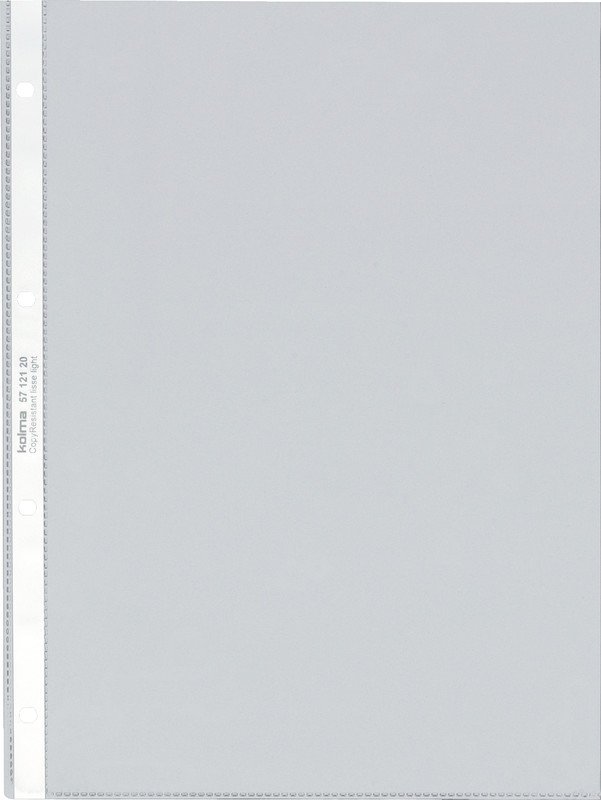 Kolma Zeigetaschen CopyResistant Lisse A4 PP 60my à 25 Pic1