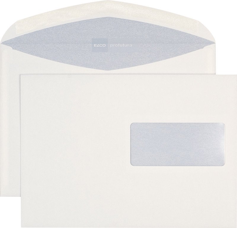 Elco Couvert Profutura C5 100gr gummiert Fenster r.à 500 Pic2