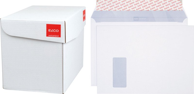 Elco Couvert Premium Kraft FSC C4 120gr Fenster links à 250 Pic1