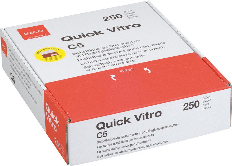 Elco Quick Vitro Dokumententasche C5 Fenster rechts à 250 Pic3