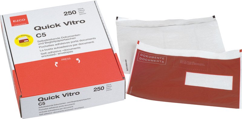 Elco Quick Vitro Dokumententasche C5 Fenster rechts à 250 Pic4