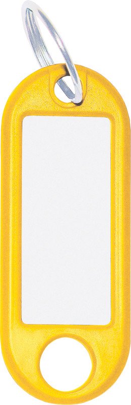 Wedo Schlüsselschild mit Ring Ø18mm mit Beschriftungsfeld Pic1