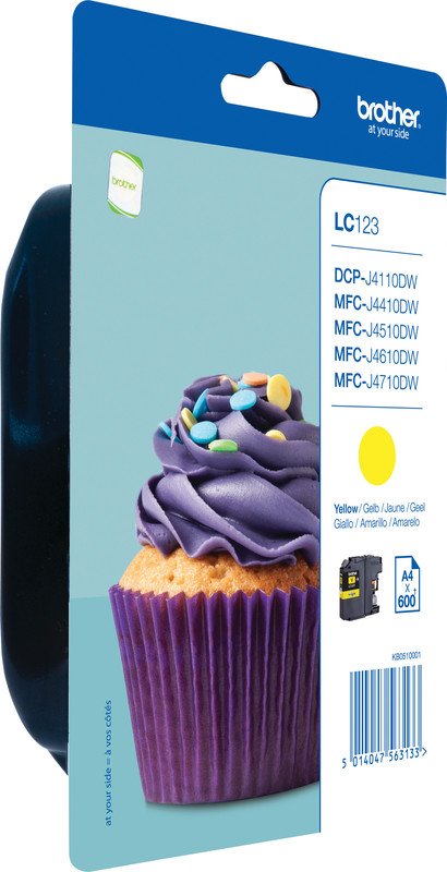 Brother InkJet LC-123Y yellow Pic1