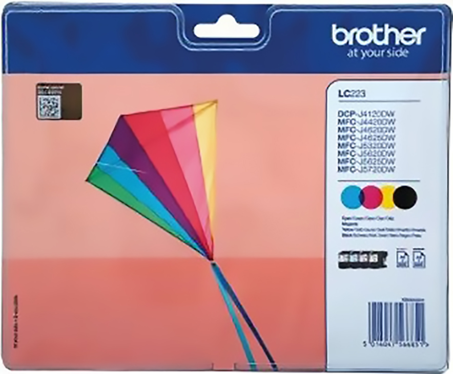 Brother InkJet Value Pack LC-223VAL CMYBK Pic1