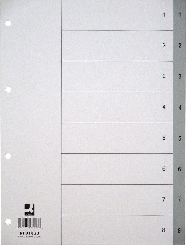 Connect Register PP A4 1-8 mit Indexblatt Pic1