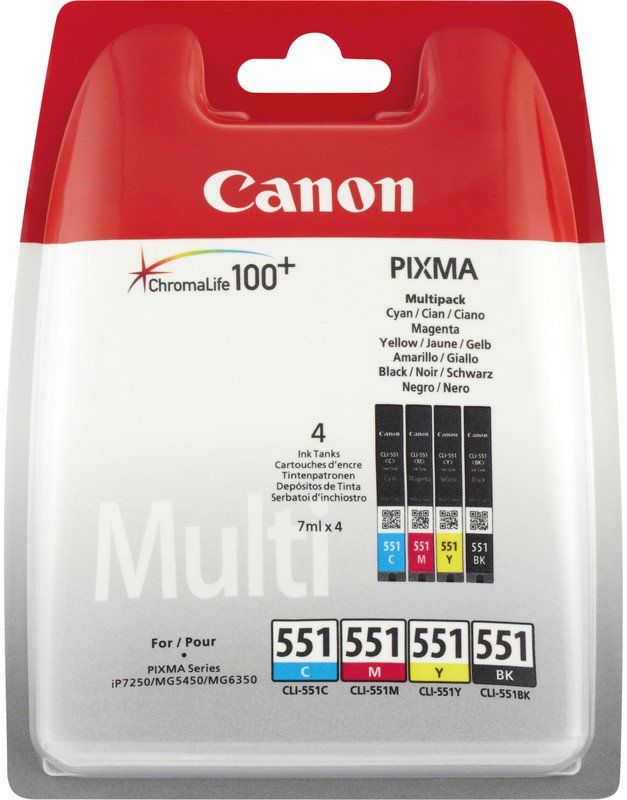 Canon InkJet CLI-551 Multipack Pic1