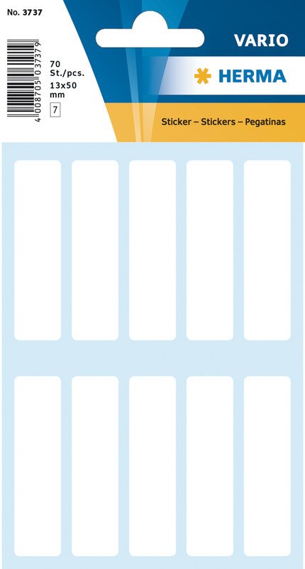 Herma Vario Haftetiketten 13x50mm à 70 Pic1