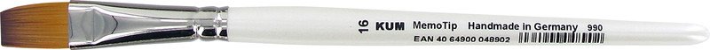 Kum Pinsel Memory Tip flach Gr. 16 aus Fasern Pic1