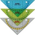 Kum Equerre de géométrie 16cm inséré dans un classeur