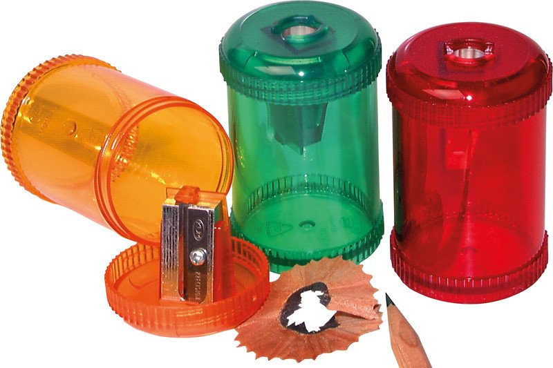Kum Behälterspitzer rund transparent farbig sortiert Pic1