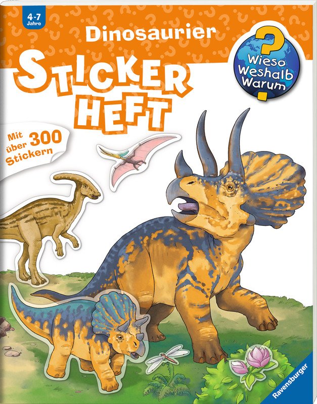 Ravensburger Stickerheft Dinosaurier Pic1