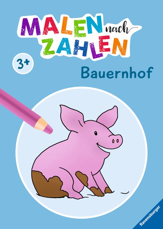 RAVENSBURGER Malbuch Malen nach Zahlen Pic1