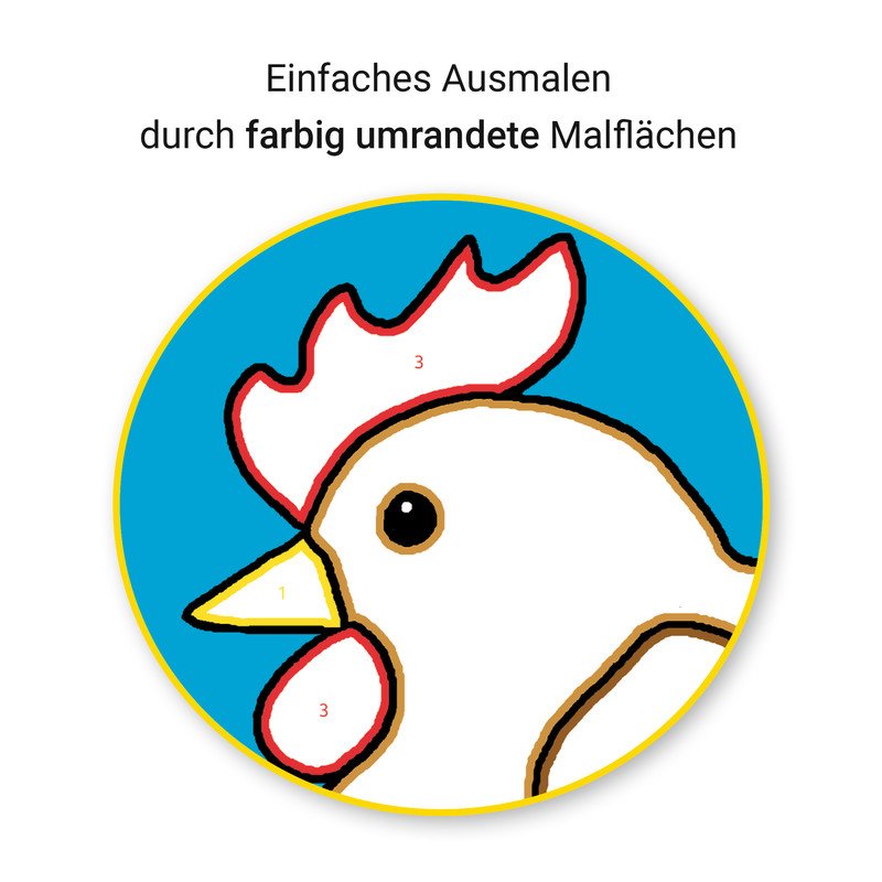 RAVENSBURGER Malbuch Malen nach Zahlen Pic5