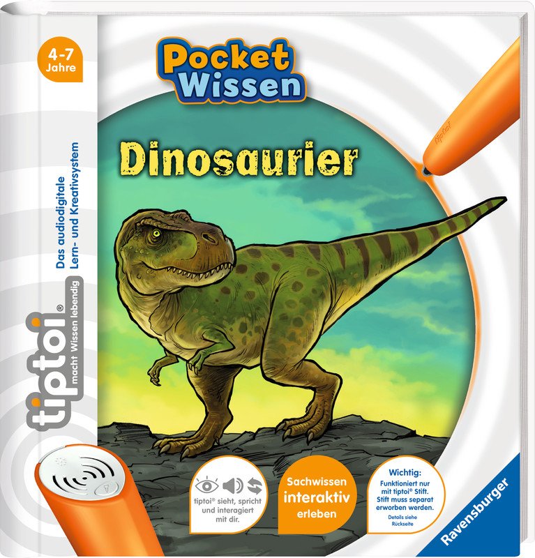 Ravensburger tiptoi Pocket Wissen Buch Dinosaurier Pic1