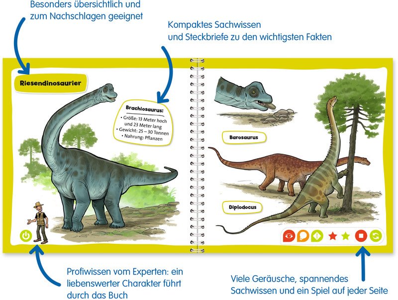 Ravensburger tiptoi Pocket Wissen Buch Dinosaurier Pic2